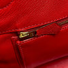 エルメス HERMES バーキン35 □G刻 ルージュカザック ゴールド金具 シェーブル レディース ハンドバッグ