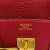 エルメス HERMES バーキン35 □G刻 ルージュカザック ゴールド金具 シェーブル レディース ハンドバッグ