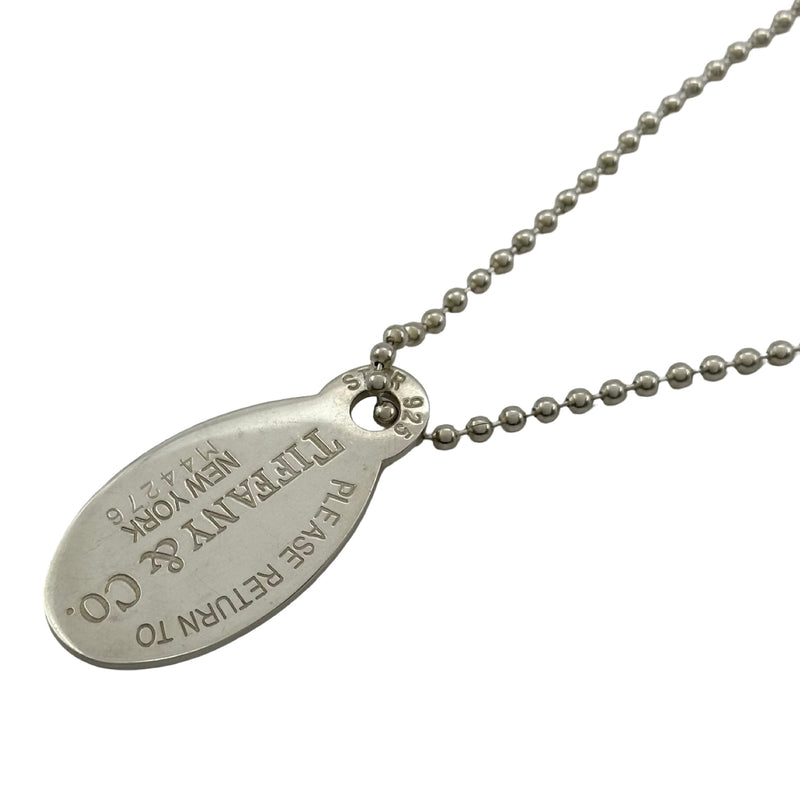 ティファニー TIFFANY＆CO リターントゥタグネックレス シルバー SV925