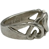 ティファニー TIFFANY＆CO トリプルハートリング シルバー 925 ジュエリー