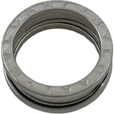 ブルガリ BVLGARI ビ―ゼロワンリング3バンド(S) ホワイトゴールド 750 ジュエリー