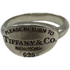 ティファニー TIFFANY＆CO オーバルタグリング シルバー 925 ジュエリー