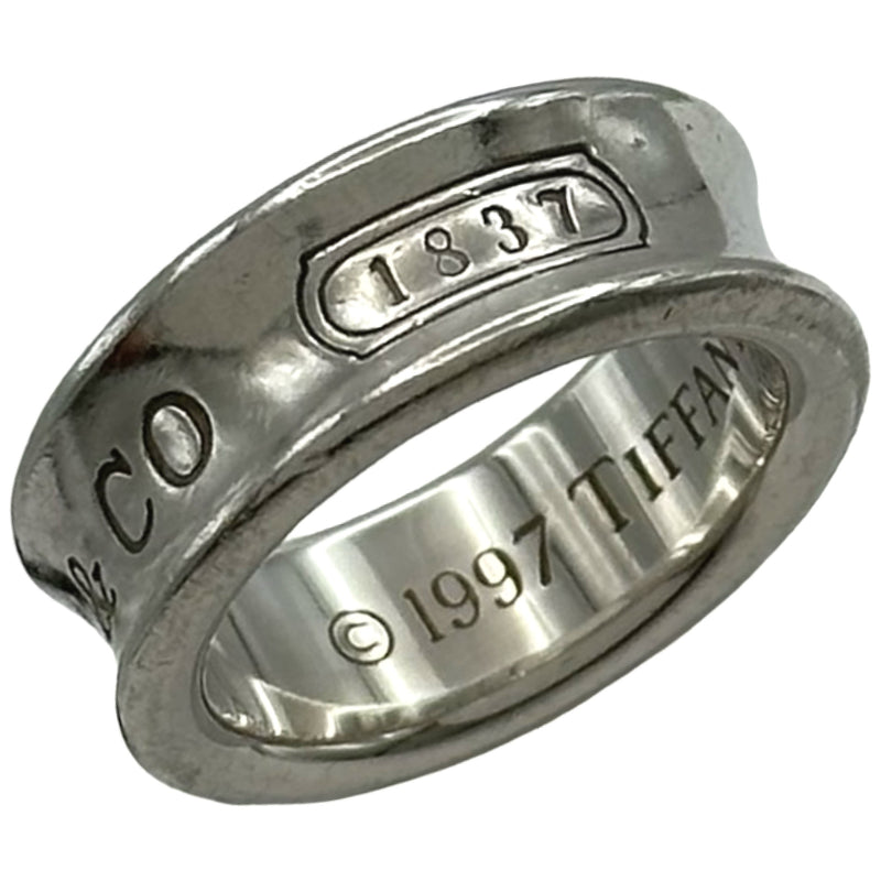 業者磨済　ティファニー　22号　1837 7mm ワイドバンド　シルバーリング ティファニー TIFFANY＆CO 1837リング シルバー 925 ジュエリー | 中古