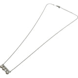タサキ TASAKI バランスダイヤモンド ソロネックレス ホワイトゴールド K18WG パール ジュエリー