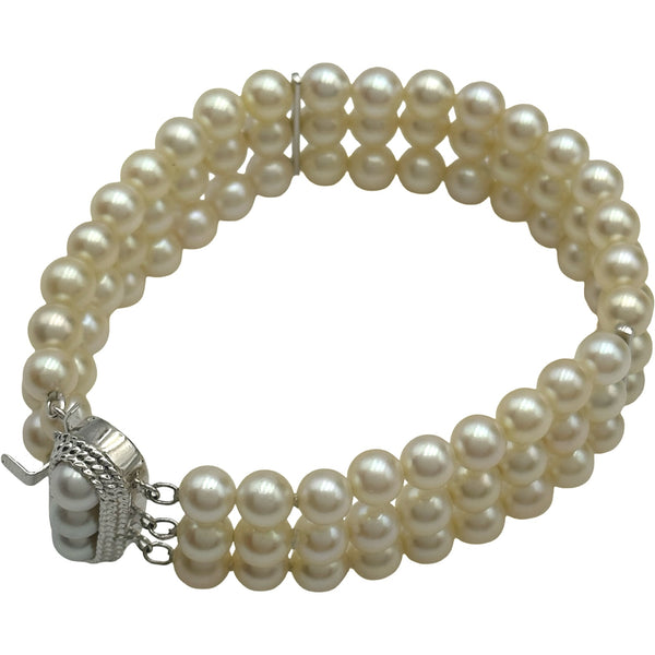 タサキ TASAKI パールブレスレット ホワイト SILVER パール ジュエリー