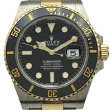 ロレックス ROLEX サブマリーナ 126613LN ブラック ゴールド/ステンレススチール 自動巻き メンズ 腕時計