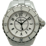シャネル CHANEL J12 33MM H0968 ホワイト セラミック/ステンレススチール クオーツ レディース 腕時計