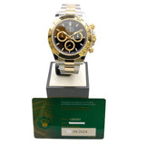 ロレックス ROLEX デイトナ 126503 ブラック K18イエローゴールド/ステンレススチール 自動巻き メンズ 腕時計