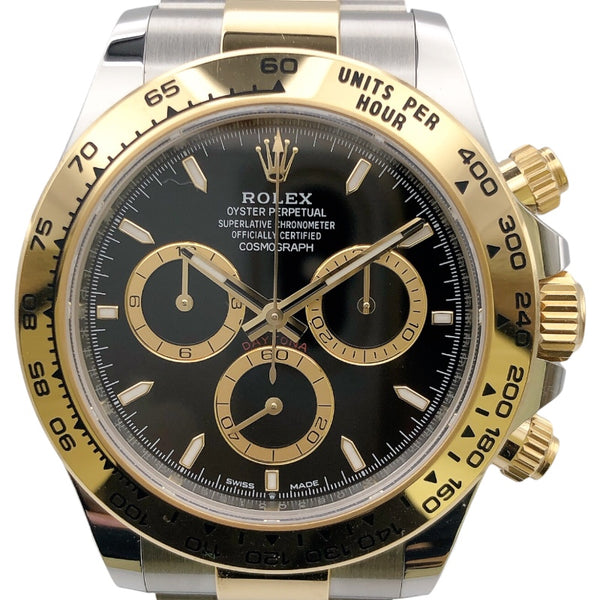 ロレックス ROLEX デイトナ 126503 ブラック K18イエローゴールド/ステンレススチール 自動巻き メンズ 腕時計 ロレックス ROLEX デイトナ 126503 ブラック K18イエローゴールド
