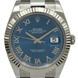 ロレックス ROLEX デイトジャスト41 126334 アズーロブルー ホワイトゴールド/ステンレススチール 自動巻き メンズ 腕時計