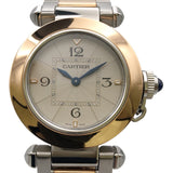 カルティエ Cartier パシャ　ドゥ　カルティエ W2PA0007 ホワイト ピンクゴールド/ステンレススチール レディース 腕時計