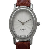 エルメス HERMES クリッパー・オーバル CO1.210.220 シルバー ステンレススチール クオーツ レディース 腕時計