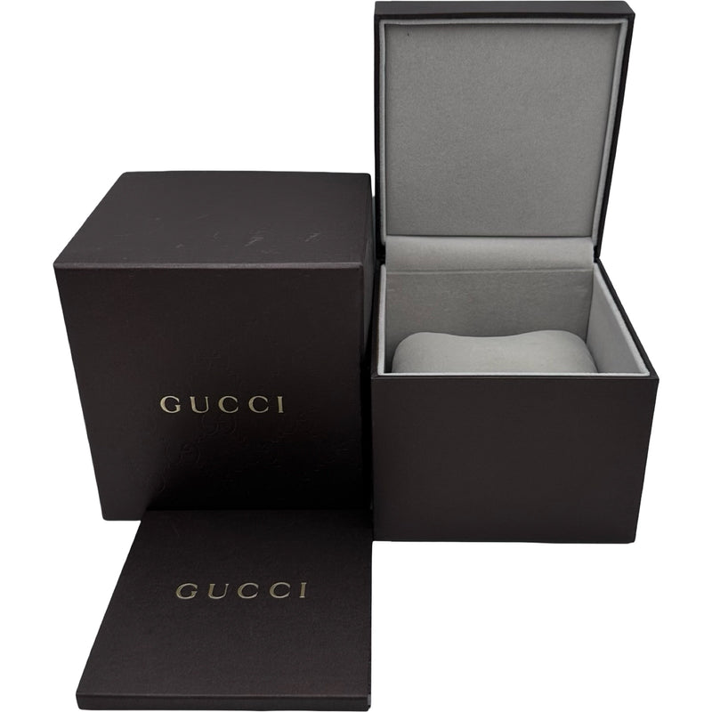 グッチ GUCCI バングルウォッチ スクエア 1900L ホワイトシェル