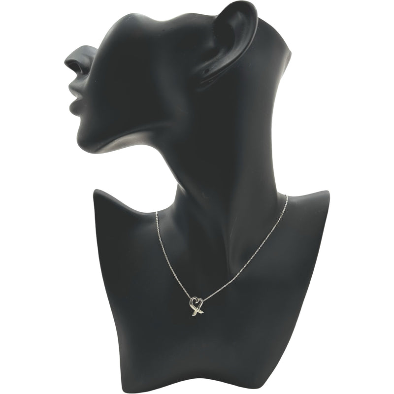 Tiffany & Co. ティファニーラビングハートネックレス　シルバー925 ティファニー TIFFANY＆CO ラビングハートネックレス シルバー 925