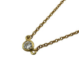 ティファニー TIFFANY＆CO バイザヤードネックレス ゴールド K18 ダイヤモンド ジュエリー