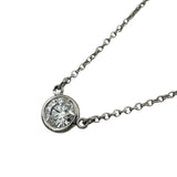 ティファニー TIFFANY＆CO バイザヤード ネックレス プラチナ Pt950 ダイアモンド ジュエリー