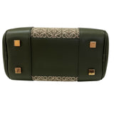 ロエベ LOEWE アマソナ19 A039N10X02 カーキ ゴールド金具 アナグラムジャガード レディース ハンドバッグ