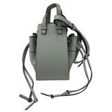 ロエベ LOEWE ハンモック ドローストリングミニ 314.30.V070 グレー ゴールド金具 ペプルカーフ レディース ショルダーバッグ