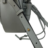 ロエベ LOEWE ハンモック ドローストリングミニ 314.30.V070 グレー ゴールド金具 ペプルカーフ レディース ショルダーバッグ