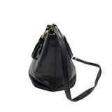 ミュウミュウ miu miu マドラスハンドバッグ ブラック レザー レディース ショルダーバッグ