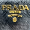 プラダ PRADA ロングジップウォレット ブラック サフィアーノレザー レディース 長財布