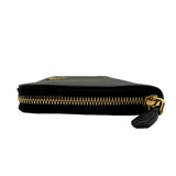 プラダ PRADA ロングジップウォレット ブラック サフィアーノレザー レディース 長財布