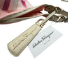 サルヴァトーレ・フェラガモ Salvatore Ferragamo トートバッグ EX-21 C468 ピンク/ホワイト シルク/レザー レディース トートバッグ