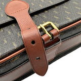 サンローラン SAINT LAURENT ル モノグラム ミディアム サッチェル 668582 ブラウン コーティングキャンバス レディース ショルダーバッグ