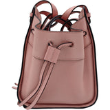 ロエベ LOEWE ハンモック ドローストリング ミニ ピンク カーフ レディース ショルダーバッグ