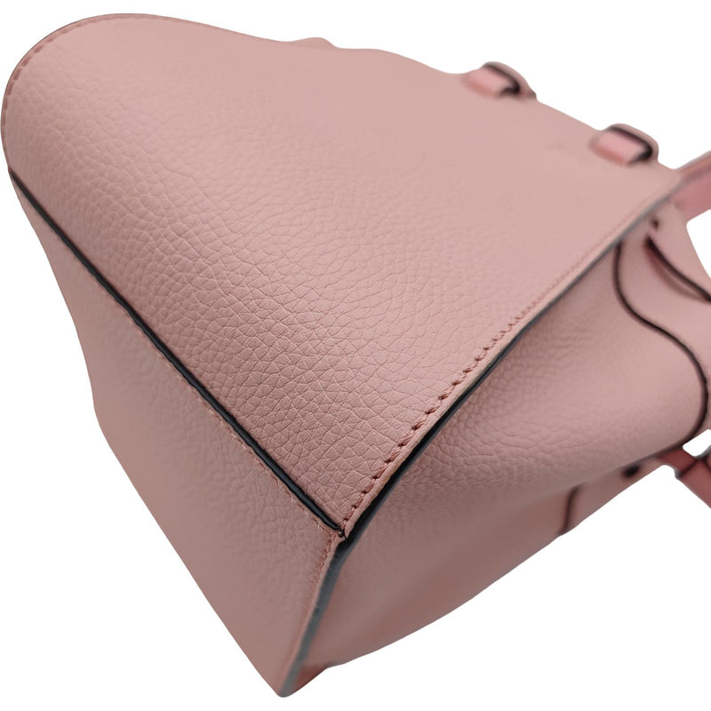 pink lion☆LOEWE ハンモック　ドローストリング バッグ ロエベ LOEWE ハンモック ドローストリング ミニ ピンク カーフ