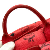 エム・シー・エム MCM スタークミディアム バックパック レッド ヴィセトスキャンバス レディース リュック デイパック