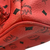 エム・シー・エム MCM スタークミディアム バックパック レッド ヴィセトスキャンバス レディース リュック デイパック