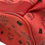 エム・シー・エム MCM スタークミディアム バックパック レッド ヴィセトスキャンバス レディース リュック デイパック