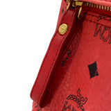 エム・シー・エム MCM スタークミディアム バックパック レッド ヴィセトスキャンバス レディース リュック デイパック