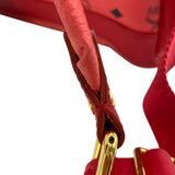 エム・シー・エム MCM スタークミディアム バックパック レッド ヴィセトスキャンバス レディース リュック デイパック