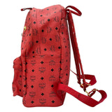 エム・シー・エム MCM スタークミディアム バックパック レッド ヴィセトスキャンバス レディース リュック デイパック
