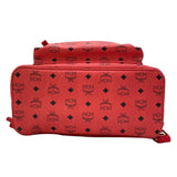 エム・シー・エム MCM スタークミディアム バックパック レッド ヴィセトスキャンバス レディース リュック デイパック