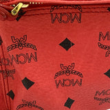 エム・シー・エム MCM スタークミディアム バックパック レッド ヴィセトスキャンバス レディース リュック デイパック