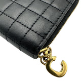 セリーヌ CELINE Cチャームコインケース ブラック レザー レディース コインケース
