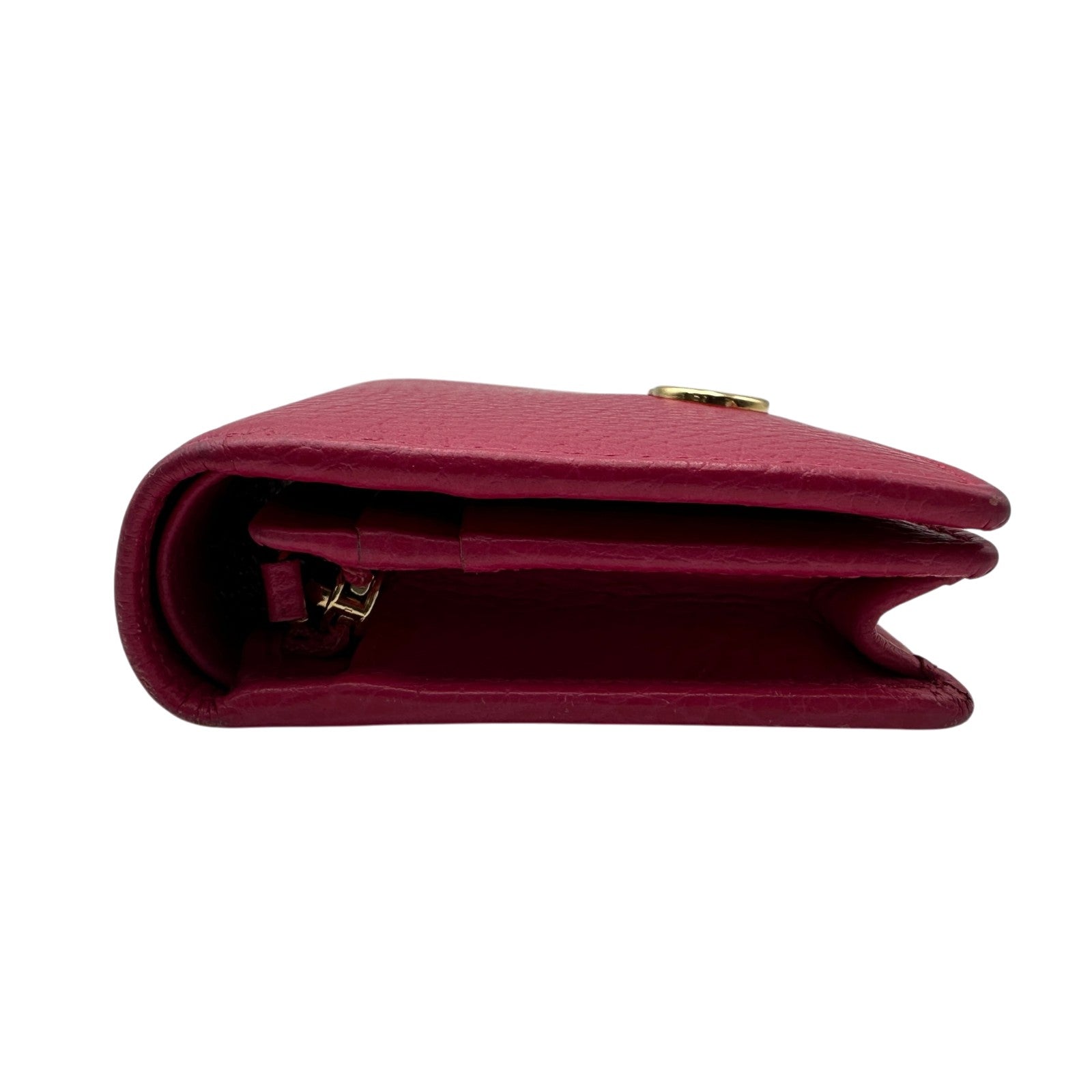 グッチ GUCCI ダブルGカードケースウォレット 456126 ピンク レザー レディース 二つ折り財布 グッチ GUCCI ダブルGカードケースウォレット 456126 ピンク レザー