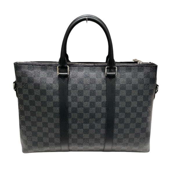 ブ*休様 ルイ・ヴィトン　ブラック　ブリーフケース　ダミエ ルイ・ヴィトン LOUIS VUITTON アントン・ブリーフケース N40024