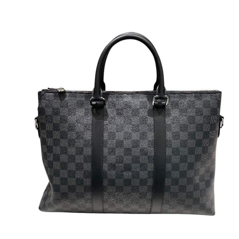 ブ*休様 ルイ・ヴィトン　ブラック　ブリーフケース　ダミエ ルイ・ヴィトン LOUIS VUITTON アントン・ブリーフケース N40024