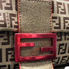 フェンディ FENDI ズッカマンマバケットバッグ 8BR001 ブラウン　 ナイロン ナイロン/ジャガード レディース ショルダーバッグ