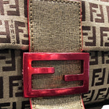 フェンディ FENDI ズッカマンマバケットバッグ 8BR001 ブラウン　 ナイロン ナイロン/ジャガード レディース ショルダーバッグ