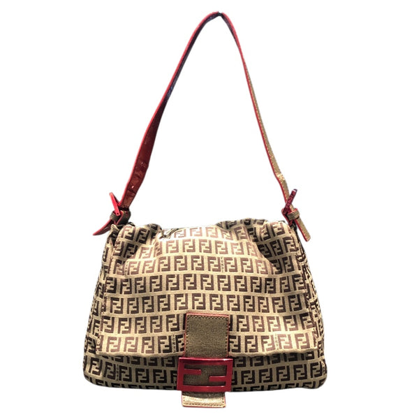 FENDI フェンディ 8BR001 ズッキーノ マンマバケット ショルダー フェンディ FENDI ズッカマンマバケットバッグ 8BR001 ブラウン