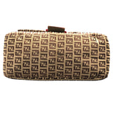 フェンディ FENDI ズッカマンマバケットバッグ 8BR001 ブラウン　 ナイロン ナイロン/ジャガード レディース ショルダーバッグ
