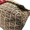 フェンディ FENDI ズッカマンマバケットバッグ 8BR001 ブラウン　 ナイロン ナイロン/ジャガード レディース ショルダーバッグ