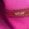 エルメス HERMES ガーデンファイルPM □J刻印 ルージュ トワル/レザー レディース ショルダーバッグ