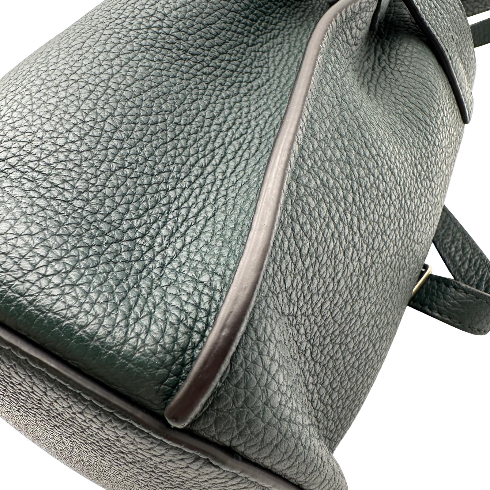 セリーヌ CELINE ビッグバッグバケット ナノ 187243 グリーン ドラムド 