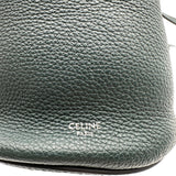 セリーヌ CELINE ビッグバッグバケット ナノ 187243 グリーン ドラムドカーフスキン レディース ハンドバッグ